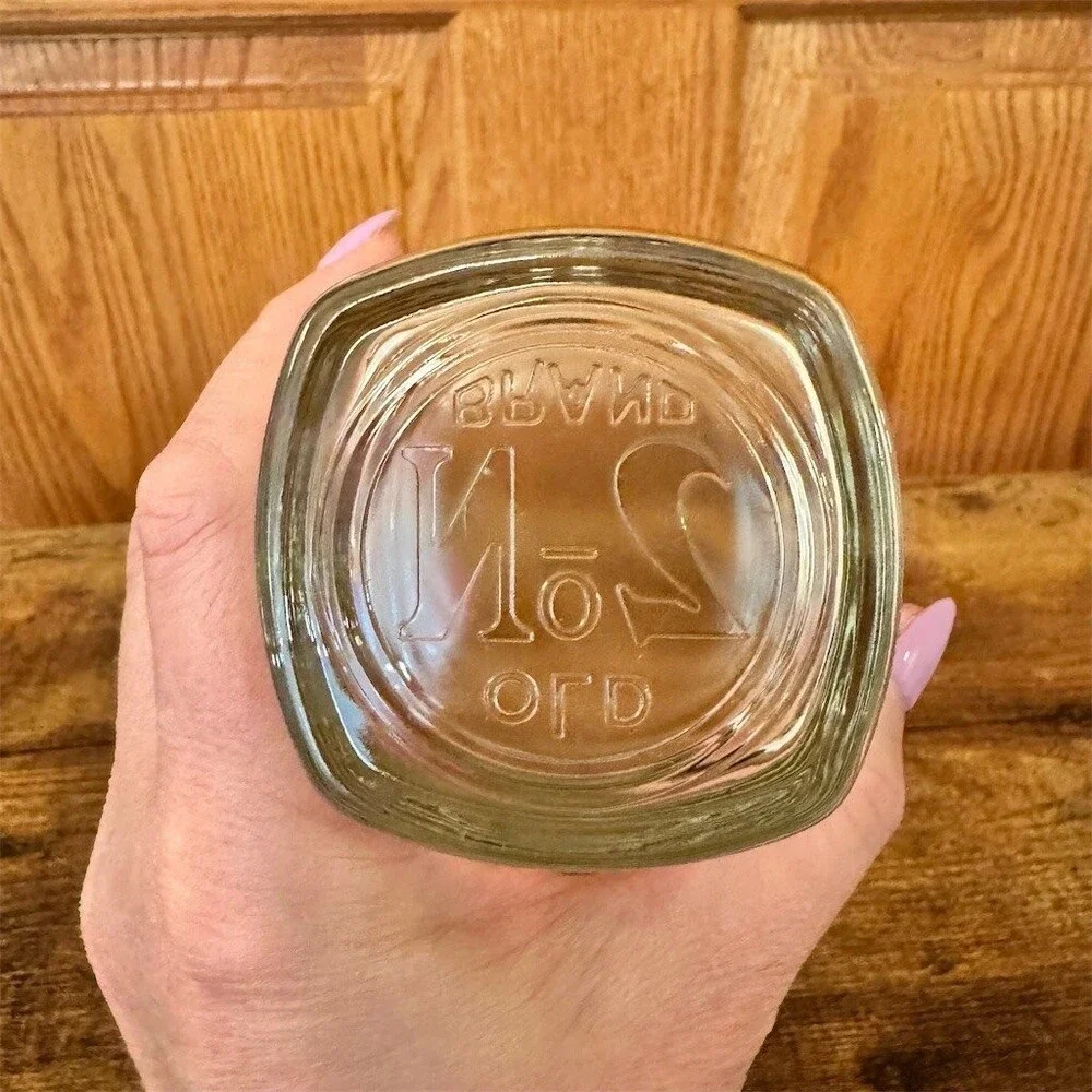 Jack Daniel's Old No. 7 Square Rocks Glass Tumbler Logo Print Embossed